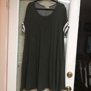 Super soft olive dress